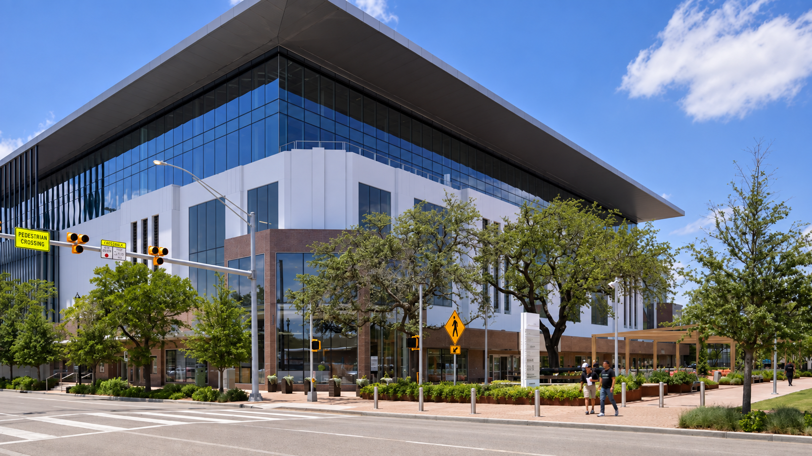 The office building at 4201 Main St., Suite 221, Houston, TX, where Eventide Partners is based.